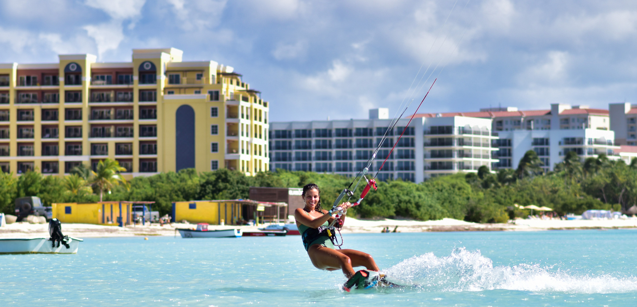 Kitesurfing in Aruba